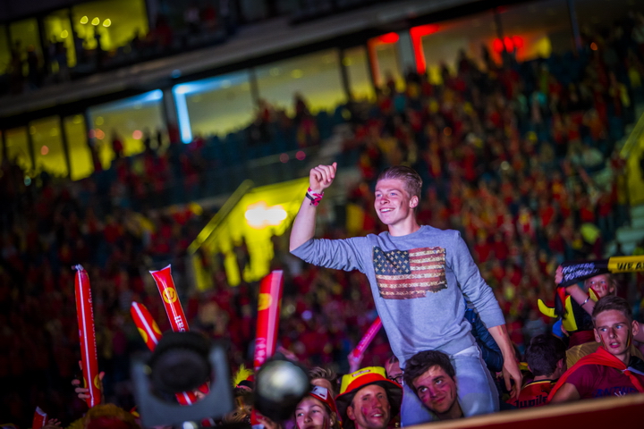 Love the samba - België - Zuid Korea @ Ghelamco arena Gent, picture 96, photographed by sven dullaert - FrontView Magazine