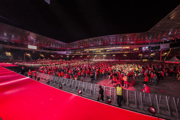 Love the samba - België - Zuid Korea @ Ghelamco arena Gent, picture 100, photographed by sven dullaert - FrontView Magazine
