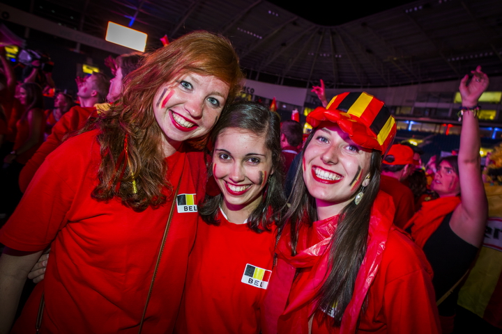 Love the samba - België - Zuid Korea @ Ghelamco arena Gent, picture 121, photographed by sven dullaert - FrontView Magazine