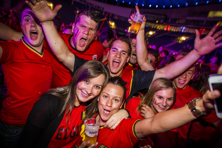 Love the samba - België - Zuid Korea @ Ghelamco arena Gent, picture 125, photographed by sven dullaert - FrontView Magazine