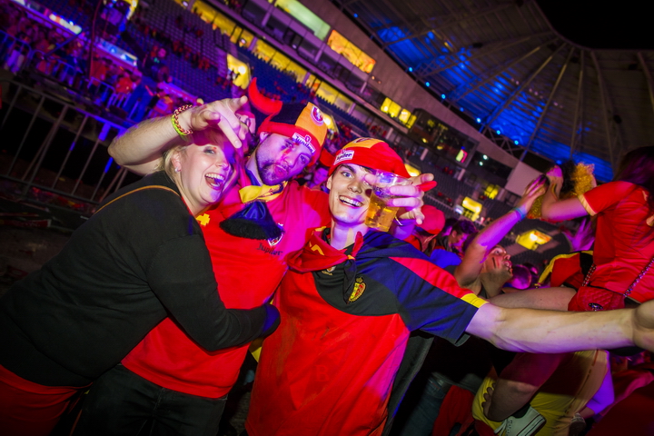 Love the samba - België - Zuid Korea @ Ghelamco arena Gent, picture 130, photographed by sven dullaert - FrontView Magazine