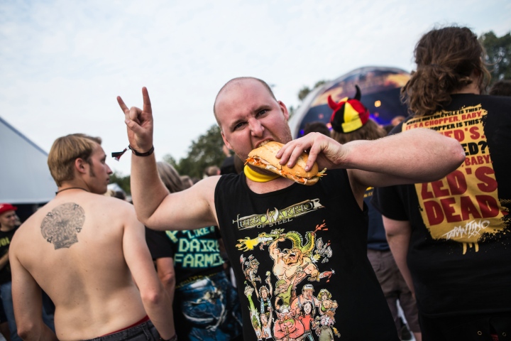 Sfeer & Publiek op vrijdag @ Graspop Metal Meeting 2014, picture 1, photographed by Dorien Goetschalckx, Elsy Roymans, Jens Dehaes, Koen Van Den Broeck, Peter Dejongh, Stijn Verbruggen - FrontView Magazine