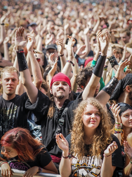 Sfeer & Publiek op vrijdag @ Graspop Metal Meeting 2014, picture 22, photographed by Dorien Goetschalckx, Elsy Roymans, Jens Dehaes, Koen Van Den Broeck, Peter Dejongh, Stijn Verbruggen - FrontView Magazine