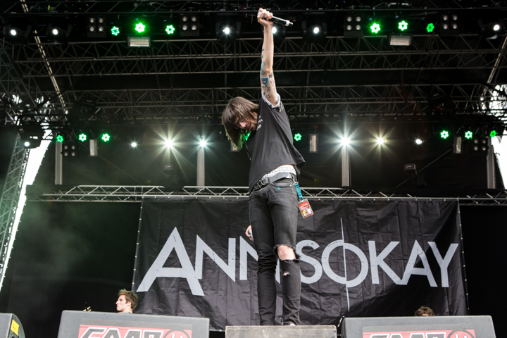 Annisokay @ Vainstream Rockfest 2014, picture 7, photographed by Dorien Goetschalckx - FrontView Magazine