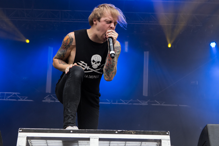 Architects @ Vainstream Rockfest 2014, picture 6, photographed by Dorien Goetschalckx - FrontView Magazine