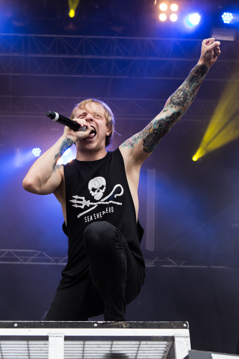 Architects @ Vainstream Rockfest 2014, picture 9, photographed by Dorien Goetschalckx - FrontView Magazine