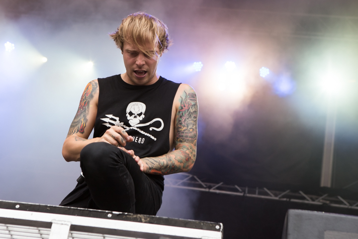 Architects @ Vainstream Rockfest 2014, picture 12, photographed by Dorien Goetschalckx - FrontView Magazine