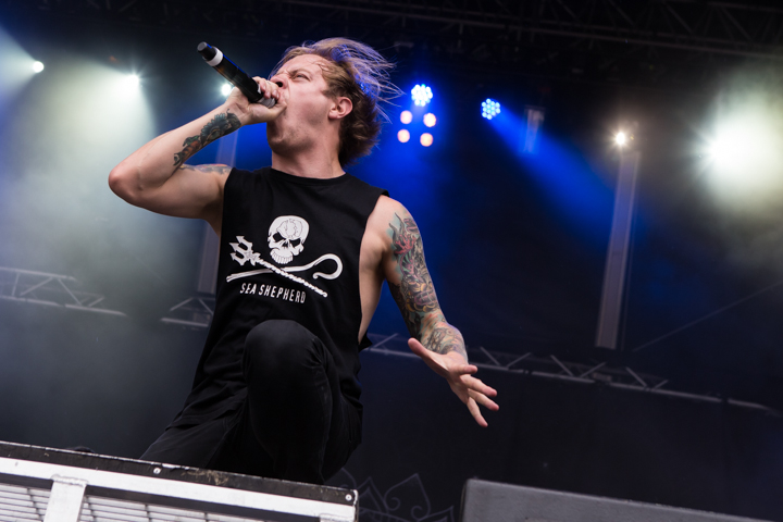Architects @ Vainstream Rockfest 2014, picture 13, photographed by Dorien Goetschalckx - FrontView Magazine