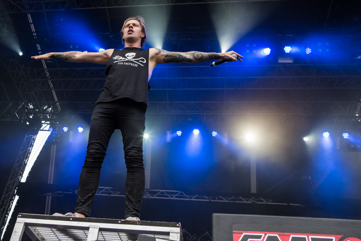 Architects @ Vainstream Rockfest 2014, picture 15, photographed by Dorien Goetschalckx - FrontView Magazine