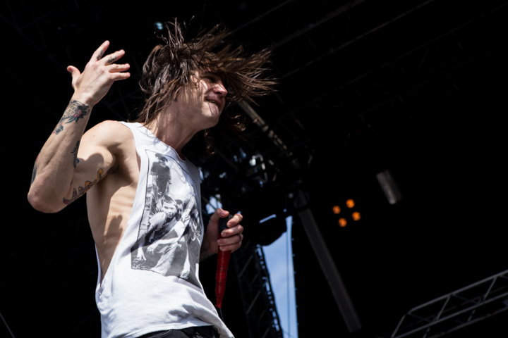 Blessthefall @ Vainstream Rockfest 2014, picture 1, photographed by Dorien Goetschalckx - FrontView Magazine