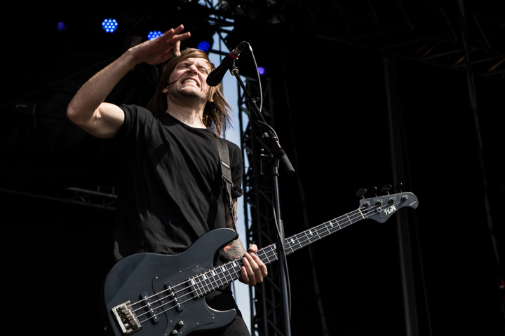 Blessthefall @ Vainstream Rockfest 2014, picture 10, photographed by Dorien Goetschalckx - FrontView Magazine