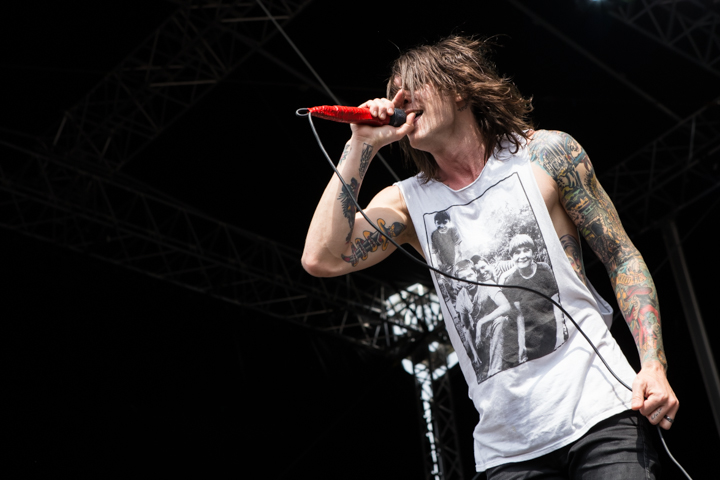 Blessthefall @ Vainstream Rockfest 2014, picture 11, photographed by Dorien Goetschalckx - FrontView Magazine