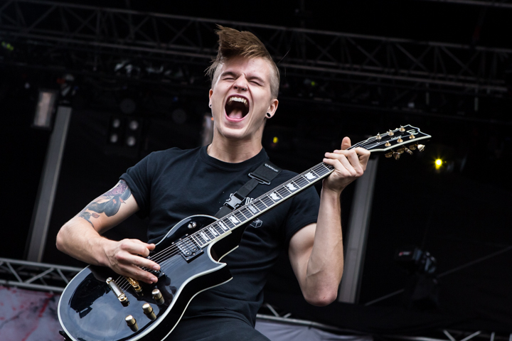 Blessthefall @ Vainstream Rockfest 2014, picture 16, photographed by Dorien Goetschalckx - FrontView Magazine