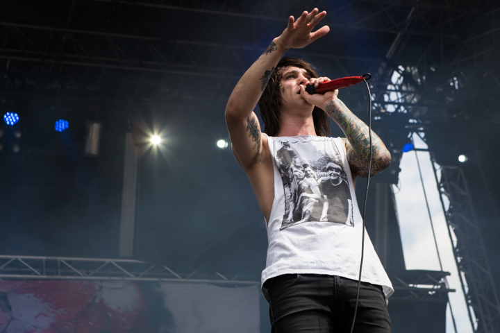 Blessthefall @ Vainstream Rockfest 2014, picture 17, photographed by Dorien Goetschalckx - FrontView Magazine