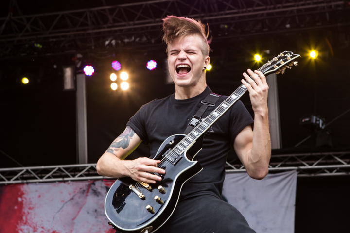 Blessthefall @ Vainstream Rockfest 2014, picture 21, photographed by Dorien Goetschalckx - FrontView Magazine