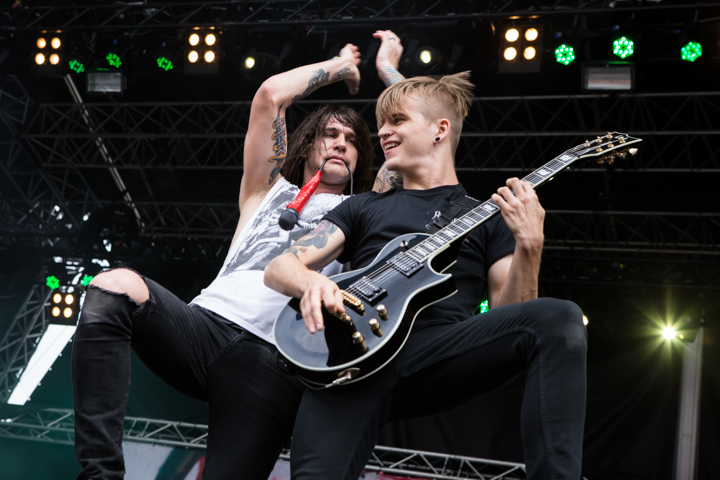 Blessthefall @ Vainstream Rockfest 2014, picture 22, photographed by Dorien Goetschalckx - FrontView Magazine