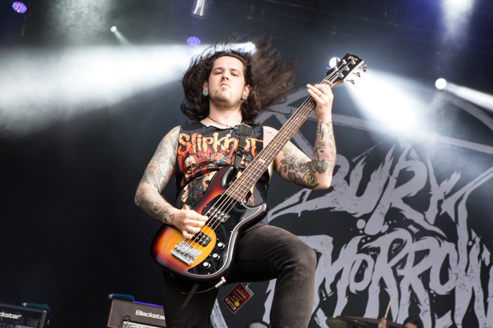 Bury Tomorrow @ Vainstream Rockfest 2014, picture 4, photographed by Dorien Goetschalckx - FrontView Magazine