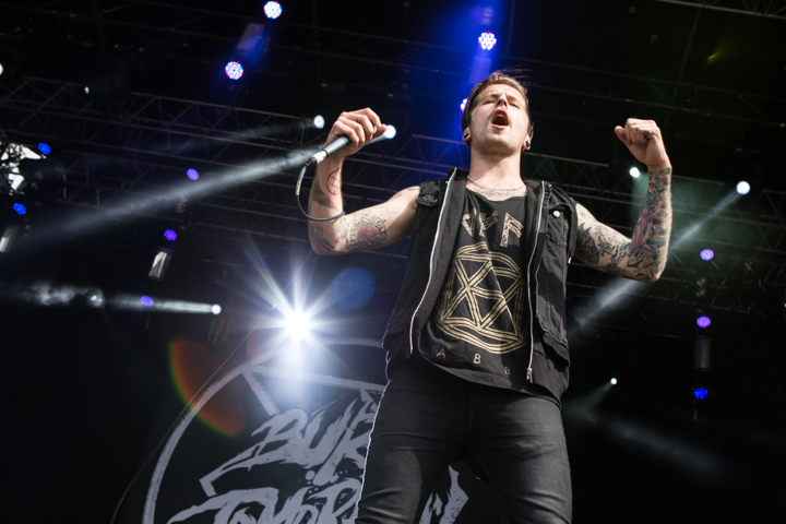 Bury Tomorrow @ Vainstream Rockfest 2014, picture 7, photographed by Dorien Goetschalckx - FrontView Magazine