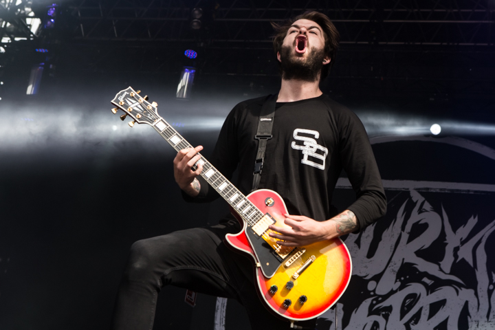 Bury Tomorrow @ Vainstream Rockfest 2014, picture 8, photographed by Dorien Goetschalckx - FrontView Magazine
