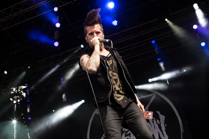 Bury Tomorrow @ Vainstream Rockfest 2014, picture 11, photographed by Dorien Goetschalckx - FrontView Magazine
