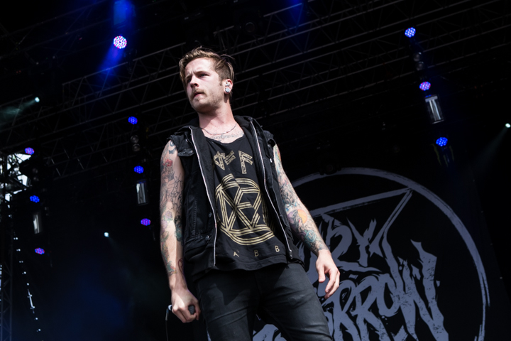 Bury Tomorrow @ Vainstream Rockfest 2014, picture 13, photographed by Dorien Goetschalckx - FrontView Magazine