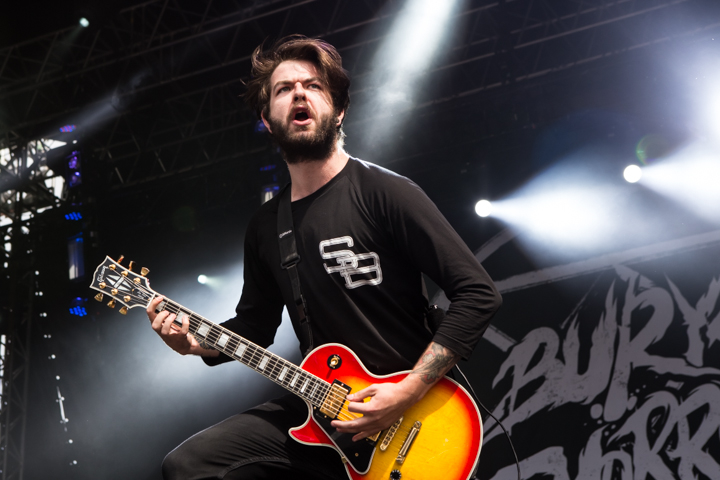 Bury Tomorrow @ Vainstream Rockfest 2014, picture 19, photographed by Dorien Goetschalckx - FrontView Magazine