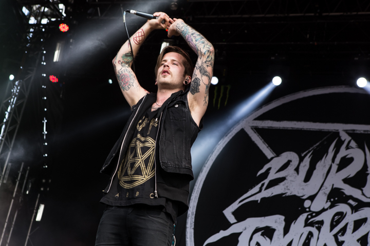 Bury Tomorrow @ Vainstream Rockfest 2014, picture 20, photographed by Dorien Goetschalckx - FrontView Magazine