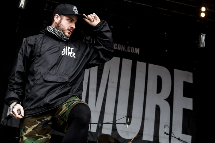 Emmure @ Vainstream Rockfest 2014, picture 14, photographed by Dorien Goetschalckx - FrontView Magazine