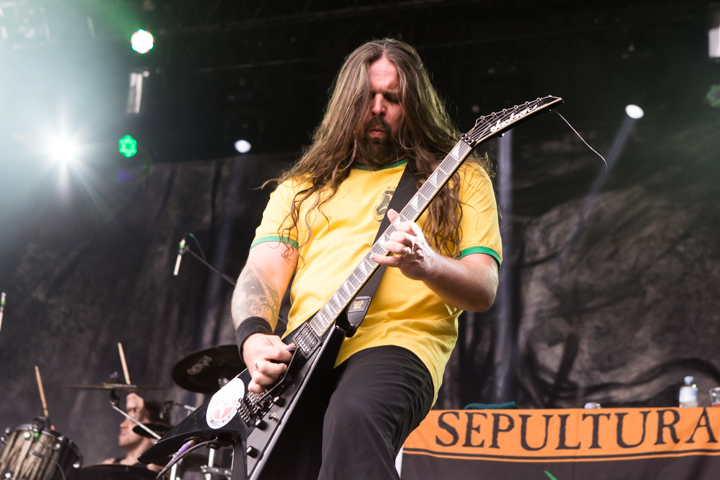 Sepultura @ Vainstream Rockfest 2014, picture 9, photographed by Dorien Goetschalckx - FrontView Magazine