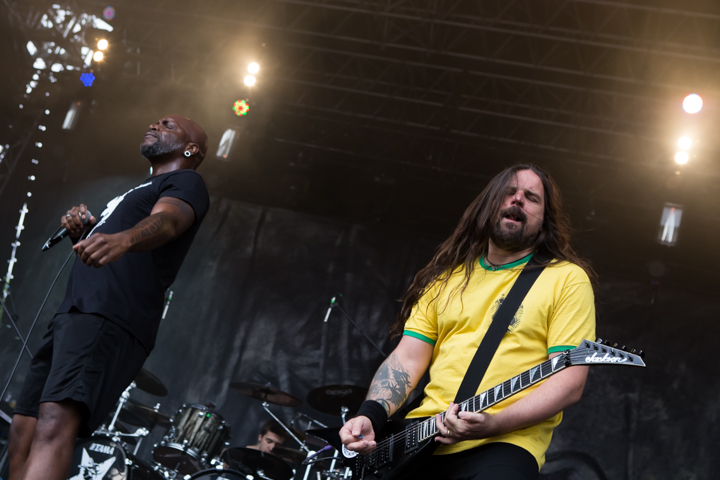 Sepultura @ Vainstream Rockfest 2014, picture 16, photographed by Dorien Goetschalckx - FrontView Magazine