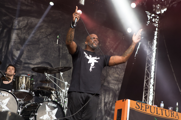 Sepultura @ Vainstream Rockfest 2014, picture 17, photographed by Dorien Goetschalckx - FrontView Magazine