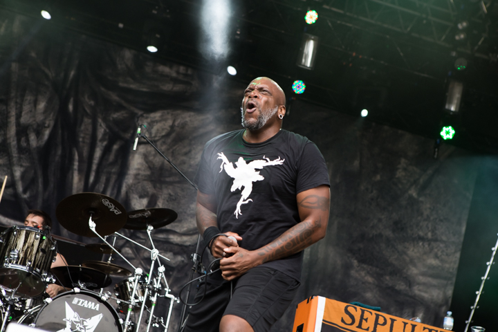 Sepultura @ Vainstream Rockfest 2014, picture 23, photographed by Dorien Goetschalckx - FrontView Magazine
