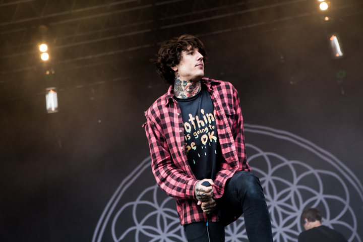 Bring Me The Horizon @ Vainstream Rockfest 2014, picture 4, photographed by Dorien Goetschalckx - FrontView Magazine
