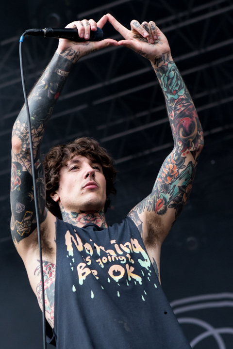 Bring Me The Horizon @ Vainstream Rockfest 2014, picture 8, photographed by Dorien Goetschalckx - FrontView Magazine