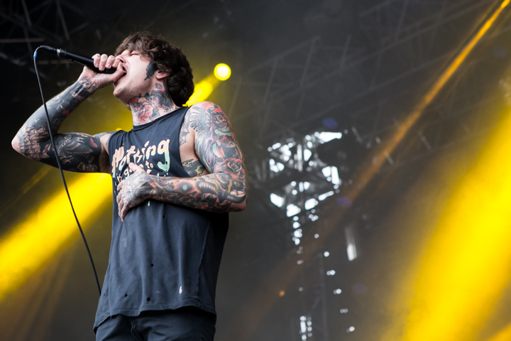 Bring Me The Horizon @ Vainstream Rockfest 2014, picture 9, photographed by Dorien Goetschalckx - FrontView Magazine