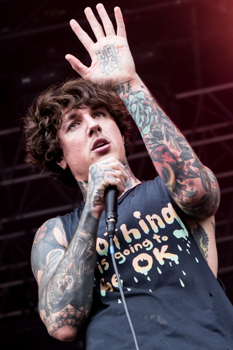 Bring Me The Horizon @ Vainstream Rockfest 2014, picture 16, photographed by Dorien Goetschalckx - FrontView Magazine