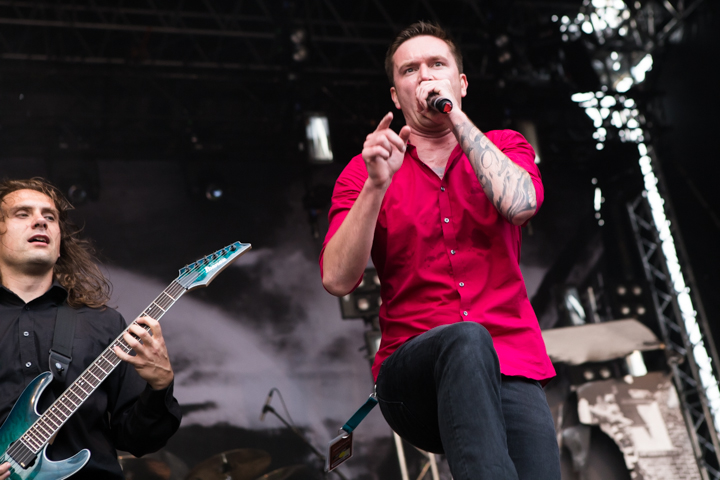 Heaven Shall Burn @ Vainstream Rockfest 2014, picture 4, photographed by Dorien Goetschalckx - FrontView Magazine
