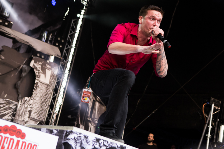 Heaven Shall Burn @ Vainstream Rockfest 2014, picture 9, photographed by Dorien Goetschalckx - FrontView Magazine