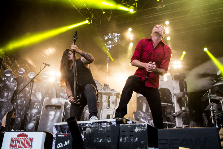 Heaven Shall Burn @ Vainstream Rockfest 2014, picture 16, photographed by Dorien Goetschalckx - FrontView Magazine