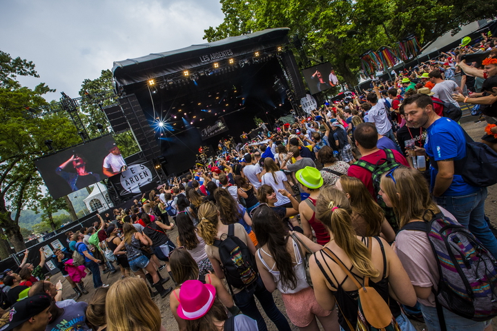 Les Ardentes Editie 2014 - donderdag, foto 9, foto's door sven dullaert - FrontView Magazine