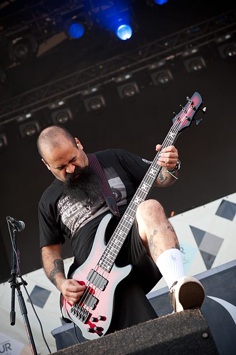 Soulfly @ Dour Festival 2014, foto 6, foto's door Magali Decamps - FrontView Magazine