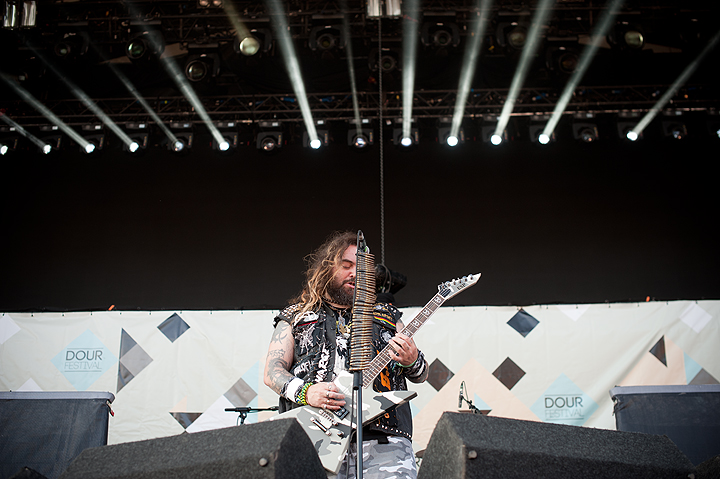 Soulfly @ Dour Festival 2014, foto 10, foto's door Magali Decamps - FrontView Magazine