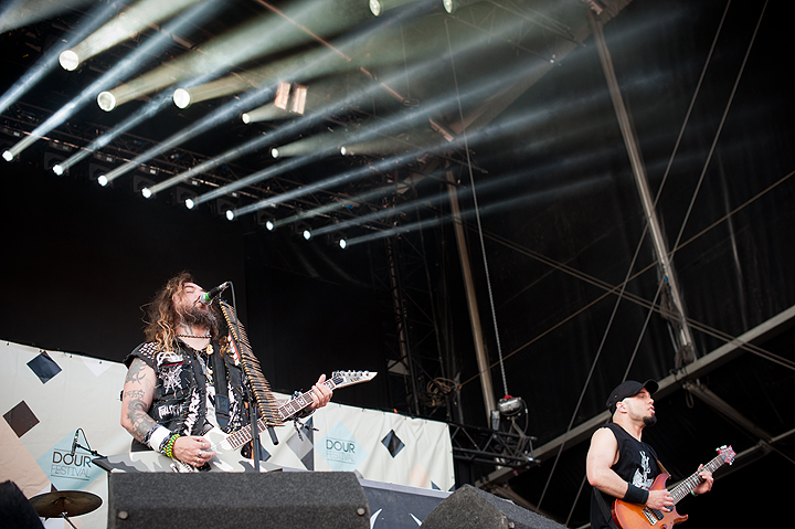 Soulfly @ Dour Festival 2014, foto 15, foto's door Magali Decamps - FrontView Magazine