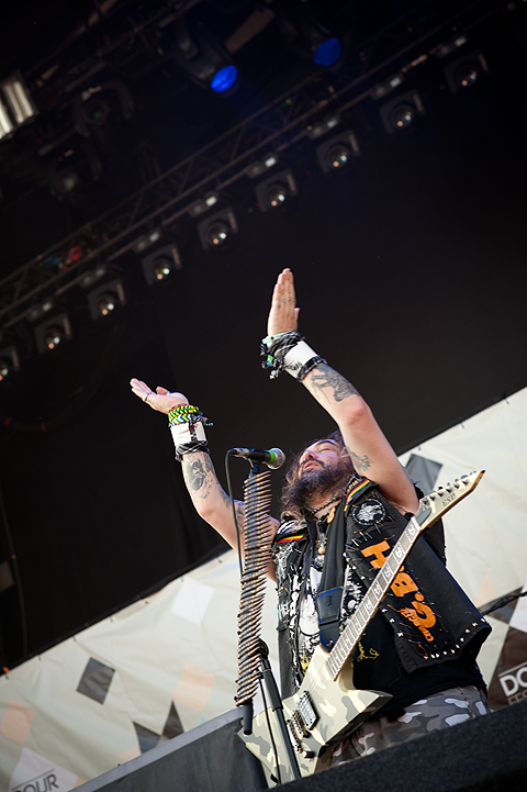 Soulfly @ Dour Festival 2014, foto 16, foto's door Magali Decamps - FrontView Magazine