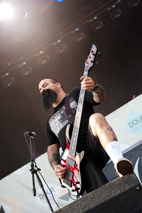 Soulfly @ Dour Festival 2014, foto 17, foto's door Magali Decamps - FrontView Magazine