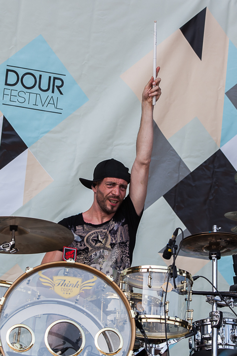 Skip The Use @ Dour 2014, picture 1, photographed by Dorien Goetschalckx - FrontView Magazine