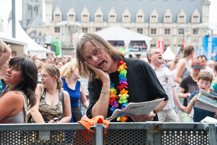 Vlaanderen zingt 2014 @ Gentse Feesten - Sint Baafsplein, picture 3, photographed by Dimitri Vanlommel - FrontView Magazine