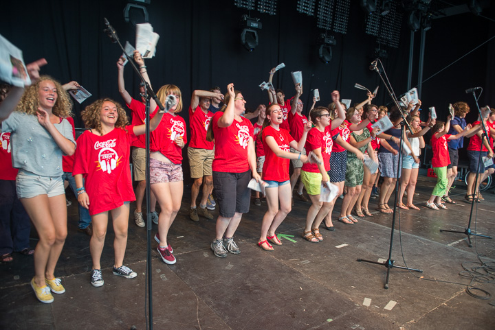 Vlaanderen zingt 2014 @ Gentse Feesten - Sint Baafsplein, picture 24, photographed by Dimitri Vanlommel - FrontView Magazine
