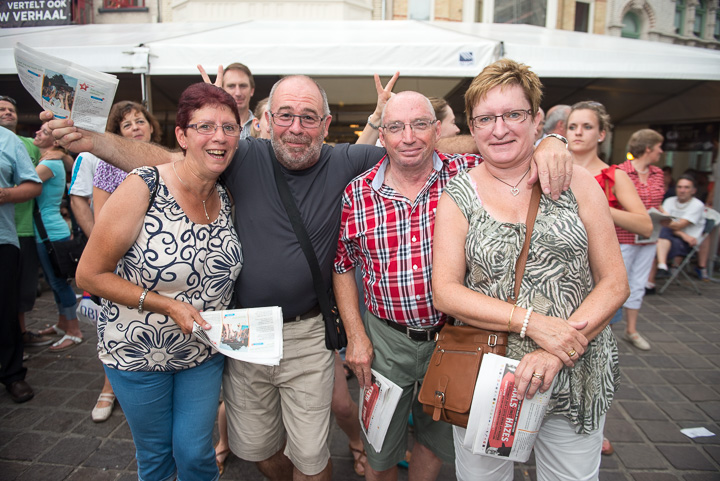 Vlaanderen zingt 2014 @ Gentse Feesten - Sint Baafsplein, picture 32, photographed by Dimitri Vanlommel - FrontView Magazine
