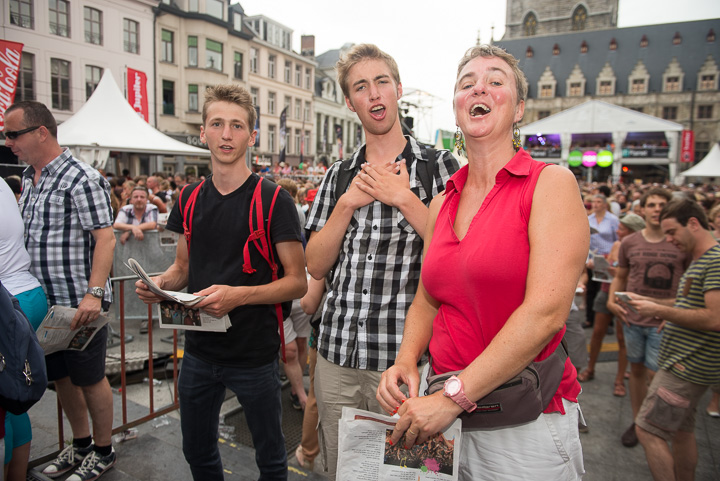 Vlaanderen zingt 2014 @ Gentse Feesten - Sint Baafsplein, picture 38, photographed by Dimitri Vanlommel - FrontView Magazine